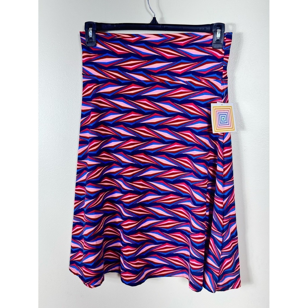Womens Midi Swing Skirt Large Y2K Indie Retro Bohemian Festival New